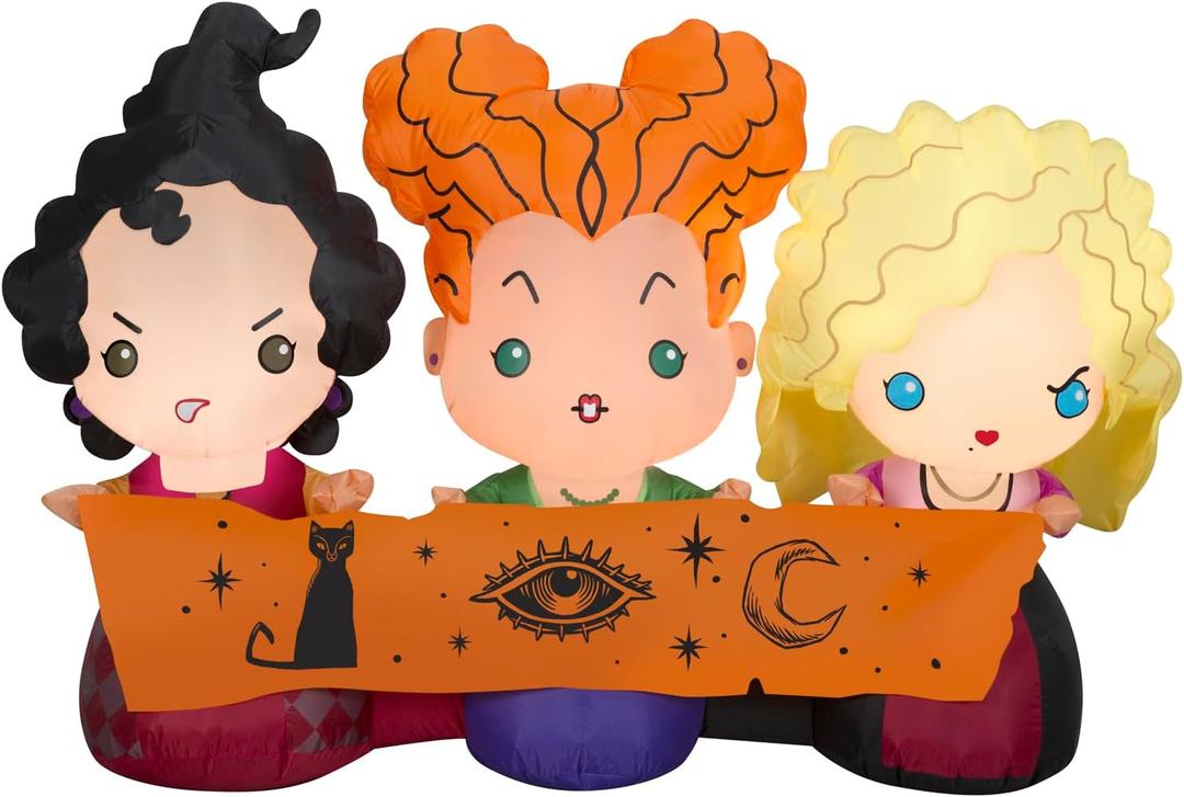 Gemmy 220556 Hocus Pocus Sisters Inflatable, Multi