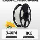 FLASHFORGE PLA Filament 1.75mm, 3D Printer Filament 1kg (2.2lbs) Spool, Dimensional Accuracy +/- 0.02mm, 3D Printing Filament Easy to Use and Fits for Most FDM 3D Printers (Natural)