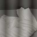 TEERFU Womens Elastic High Waist Long Pleated Skirt Tiered Boho Swing A line Beach Maxi Skirt (Medium, White)