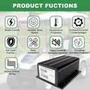 1205-117 36V 500A Golf Carts Controller Compatible with EZGO Club Car Curtis Motor Controller Replace 1204-009 1204-032 Accelerator Matching ITS