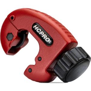 Mini Copper Pipe Cutter 1/8"-1-1/8" Tubing Cutter Tool  HVAC & Plumbing Tube Cutter for Copper, Aluminum, Brass  Close Quarters Pipe Cutting Tool  Heavy Duty Steel Blade  HCPRO