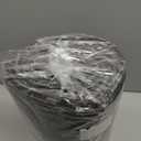 Gold Foil Stamped Marble Kitchen Mats for Floor 2PCS Cushioned Anti Fatigue Non Slip Waterproof Comfort Leather Kitchen Rugs 2/5 Inch PVC Kitchen Mats for Sink, Laundry, 17.3"x28"+17.3"x59", Black