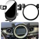 Car Phone Holder for BMW MINI Cooper Auto Accessories [Only for 2007-2013 MINI Cooper] [Auto Lock Hands Free Cell Phone Mount Car fits for iPhone & All Smartphones]