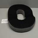 Gel Donut Pillow | Lifting Cushion | Donut Cushion for Tailbone Hemorrhoid Cushion Coccyx Sciatica Pregnancy Cushion (Grey/Black Velvet)