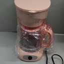 MELLERHOME 12-Cup Pink Coffee Maker - Borosilicate Carafe, Auto-Off, Pink Accessories, Reusable Filter, Anti-Drip, Kitchen Appliances, Keep-Warm Function, Kitchen Dcor