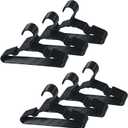 60 pcs Black Baby Nursery Closet Hangers, Non-Slip Laundry Infant Pant Hanger for Newborn Clothes Gift, Ultra-Thin Child Coat Hanger for Girl Boy Toddler Kid