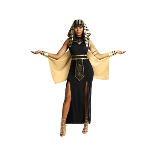 Morph Queen Cleopatra Costume for Women - Egyptian Halloween Costume - Classic Cleopatra Dress for Parties, L