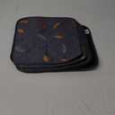 Sunheir Washable Pee Pads for Small Pet 5-Pack, Reusable Pet Training Pads Absorbent & Leak-Free, Waterproof Pee Pads for Dog Cat Rabbit Guinea Pig Hamster, Whelping Pad (Leaves - Deep Grey, 12x12)