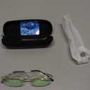 FEISEDY Lightweight Rimless Titanium Stainless Steel Anti-Blue Light Reading Glasses B2686 (Gold) 1.5