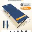 Sportneer Camping Cot, Military Cot Portable Camping Cots for Sleeping 78.3"x28.7"x14.6" Heavy Duty Folding Bed for Adults Teen Outdoor Travel Camping Tent Lounge Office Support 330 Lbs