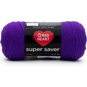 3 x RED HEART Super Saver Yarn, Amethyst