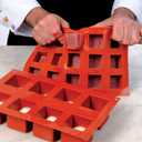 Silikomart Silicone Classic Collection Mold Shapes, Cube, Small