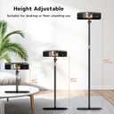 PUTORSEN Universal Projector Stand Height Adjustable & 360 Rotatable Mount with 1/4" Screw, Compatible with Projectors, Cameras, Webcams for Home, Office, and Outdoor Use