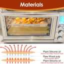 2 x Air Fryer Liners Compatible with Emeril Lagasse 26 QT Extra Large Air Fryer, 200pcs Accessories for Emeril Lagasse French Door 360 Toaster Oven Xl, Kalorik