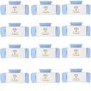 Loanzeg Bridesmaid Hair Claws Bachelorette 4.1 Inch Square Hair Clips Set of 12 Bridal Shower Hair Claw Clips ideas Gift for Wedding Party Favors Bridesmaid Proposal Gifts (Dusty Blue)