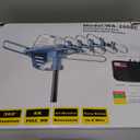 Outdoor TV Antenna,Digital Amplified HDTV Antenna & 60 ft RG6 Coax Cable,200 Miles Long Range Wireless Remote 360 Degree Rotation Support 4K 1080P 2 TVs