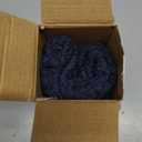 EMEMA Square Throw Pillow Covers 20"x20" Inch Set of 2 Decorative Couch Pillow Covers Chenille Modern Solid Pillowcases for Sofa Bedroom Navy Blue 50x50CM(Only Covers)