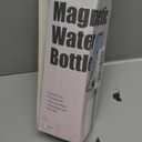 Insulated Magnetic Water Bottle - Reusable Stainless Steel Bottle with MagSafe Compatible Phone Holder - Perfect for Gym, Sports, and Travel - Blush Pink 32oz