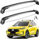 Tuyoung 300lb Lockable Roof Rack Cross Bars Compatible with Ford Escape 2020 2021 2022 2023 2024 2025 2026 with Flush Side Rails, Heavy Duty Anti-Theft Aluminum Roof Rails Crossbars Cargo Carrier Bag