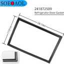Upgraded 241872509 Freezer Door Gasket, Refrigerator Door Gasket 1379485 240542109 240542121 AP4315906 for compatible with Electrolux, Frigidaire,【Black】