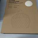 Amenpoki Portable Waterproof Leather Diaper Changing Pad Compact for Travel Diaper Bag, Easy Clean, Newborn Baby, Beige (Medium)