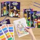 HABDJILTY 12PCS Christmas Nativity Watercolor Coloring Books Bulk Religious Christian Sunday School Bible Class Gifts Xmas Activity Drawing Book for Winter Rewards Holiday Party Supplies