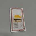 Miracase Glass Series for iPhone 15 Case [Compatible with MagSafe] Full-Body Magnetic Case with Built-in 9H Tempered Glass Anti-Fingerprint Screen Protector + Camera Lens Protector, Baby Pink