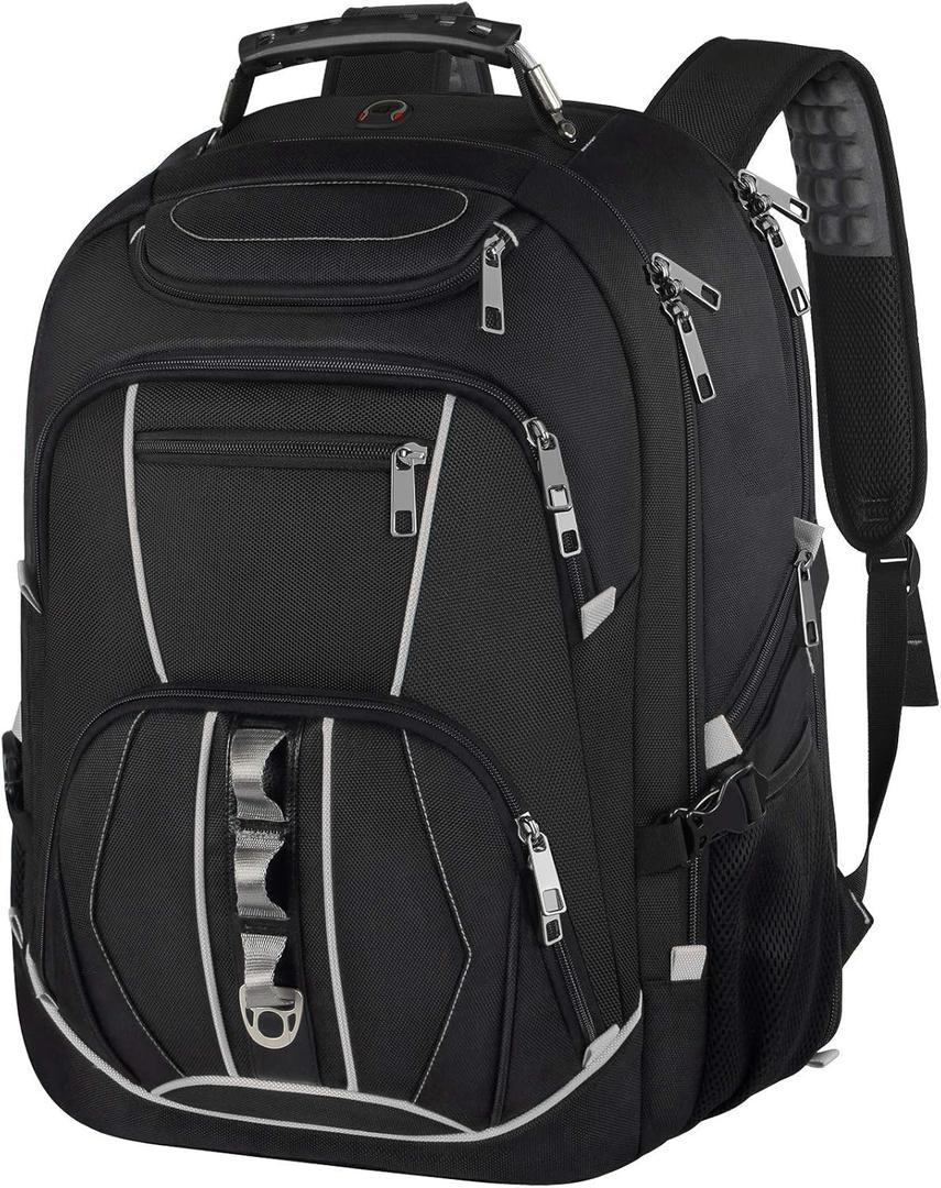 18.4 inch Gaming Laptop Backpacks,Big Capacity TSA Friendly RFID Anti Theft Pocket College Heavy Duty Computer Work bag for Men