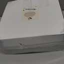 ejonirinjonir EI 18pcs White Wheat Straw Dinner Plates,Lightweight Dinner Plates,Premium Reusable Plastic Plates,Unbreakable Deep Big Plate for School,Family Dinner,Picninc