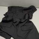 DAAWENXI Women's Sexy Mock Neck Cap Sleeve Mini Dress Summer Bodycon Club Party Dresses (Black)