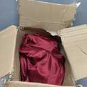 30x10ft Burgundy Glitter Backdrop Curtain for Parties, Wrinkle Free Satin Photo Backdrop Drapes 6 Panels 5x10FT Shimmer Back Drop Cloth for Wedding Birthday Baby Shower Photography Background Decor