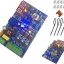 Traffic Light Controller Sequencer with 50+ Sequences 3 Channel 85VAC-265VAC Easy to Program&Fix Installation Complete Accessories Digital Tube Display Traffic Light Sequencer