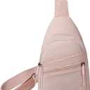 YAZEKOUS Small Sling Bag for Women Crossbody Sling Backpack Casual Daypack Backpack Cross Body for Travel Outdoor Hiking