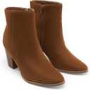 DREAM PAIRS Women's Ankle Boots Chunky Block Heel Booties (8)