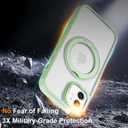 ZHK 360 Rotatable Ring for iPhone 11 Case Magnetic, [Military Grade Drop Proof] [Translucent Frosted Back Panel] Slim Non-Slip Matte Phone Case for iPhone 11 6.1'', Grass Green