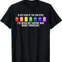 Funny In 900 Years Of Time And Space Rainbow Flag Graphic T-Shirt, S