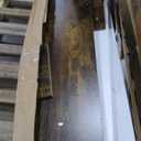 59'' Fireplace TV Stand with 3D Flame Electric Fireplace Heater, 34'' Tall Farmhouse TV Stand for 65 Inch TV, Entertainment Center TV Console with 2 Drawers, Sliding Barn Door for Living Room - Brown