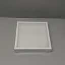 Califortree 8x8 Shadow Box Frame with Soft Linen Back - Metal Push Pins Included, Memory Box Display Case for Memorabilia Flower Awards Medals Wedding Photos, White