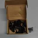 Tebgeag 6 Pack Wall Hooks for Hanging, Heavy Duty Coat Hook Wall Mount, Easy to Install Metal Closet Hooks, Apply to Bathrooms, Bedrooms, Living Rooms, Entrances (Black)