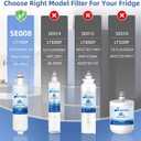 Adq360061 Water Filter Replacement for LG Refrigerator Lt700p Adq36006101 Lfds22520s,Fit Kenmore 9690 469690 Adq36006102 Lfxc24726s Lfxc29626s Rwf1200a Water Filter, 3-Pack