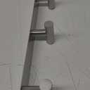 VAEHOLD Silvery Hat and Coat Wall Mount Rack - 3 Hooks for Robes, Bags, Keys, and Towels - Bathroom Towel Hanger Organizer (1 Pack) (T Shape 3 Hooks 1 Pack)