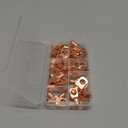 Ring Terminals 130pcs Mix SC Bare Copper Lugs Terminals OT Type 10A 20A 30A 40A 50A Wire Terminal Crimp Open Mouth Cable End Connector Splice