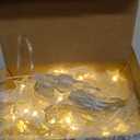 Twinkle Star 100 LED Star String Lights, 33FT Plug in Fairy String Lights Waterproof for Bedroom Decor, Indoor, Outdoor, Wedding Party, Christmas Tree, New Year, Ramadan, Warm White