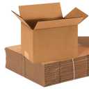 AVIDITI Small Shipping Boxes, 9"L x 6"W x 6"H (25-Pack) Heavy Duty Corrugated Cardboard Boxes for Packing, Moving & Storage, Strong Wholesale Bulk Boxes for Home or Business