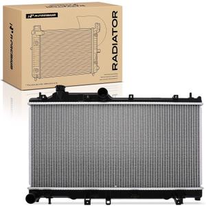 A-Premium Engine Coolant Radiator Assembly Compatible with Subaru Outback 2010-2014 H4 2.5L, Legacy 2010-2014 H4 2.5L, WRX 2015-2021 H4 2.0L