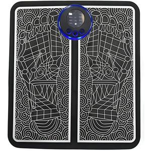 Foot Massager with Remote Control, Foot Stimulating Massage Mat Improves and Promotes Muscle Stimulator for Neuropathy & Recovery, 8 Modes 19 Levels, Foot Mat System for Pain Relief