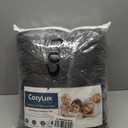 CozyLux Full Size Comforter Sets Dark Grey - 7 Pieces Bed in a Bag Full, Luxury Soft Bed Set for All Seasons, Bedding Set with Down Alternative Comforter, Sheets, Pillowcases & Shams