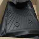 All Weather Floor Mats for 2022-2026 Ford Transit/E-Transit w/Vinyl Floor 150/250/350/350HD (Not Fit Transit Connect) TPE Rubber Liners Transit Odorless Anti-Slip Waterproof Car Front Row Mats