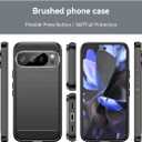 Case for Pixel 10 Case/Pixel 10Pro, Slim Thin Phone Cover TPU Soft Back Cases Anti-Scratch Shockproof Protective Cover for Google Pixel 10 Pro Black