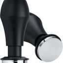 Normcore 39mm Espresso Tamper V4, Barista Coffee Tamper, Spring Loaded Tamper With Stainless Steel Flat Base, Compatible with Flair Classic, Flair Signature, NEO Flex, Black